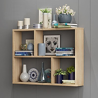 Kệ Sách Treo Tường Chữ Nhật Kết Cấu Giấu Chân Chắc Chắn SIB DECOR