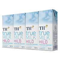 Big C - Lốc 4 sữa tiệt trùng TH True Milk Hilo tự nhiên 180ml - 07156