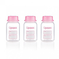 BỘ 3 BÌNH TRỮ SỮA 125ML UPASS-UP0101W XANH/HỒNG