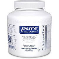 Pure Encapsulations - Nutrient 950 with Vitamin K - Vitamin Mineral Formula for Optimal Health* - 180 Capsules