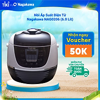 Nồi Áp Suất Điện Tử Nagakawa NAG0206 (6.0 Lít) - Hàng Chính Hãng