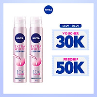 Combo 2 Xịt Ngăn Mùi NIVEA Serum Trắng Mịn (100ml) - 80020