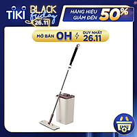Bộ Cây Lau Nhà Lock&Lock Squeeze Flat Mop ETM471
