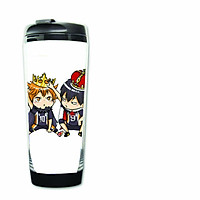 Bình đựng nước in hình Haikyuu! Vua Bóng Chuyền anime chibi