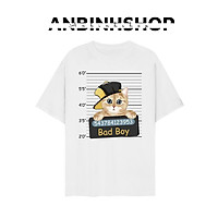 Áo thun unisex chibi mèo bad boy truy nã cực dễ thương form rộng vải dày mịn mát 2019T1262