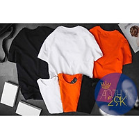 COMBO ÁO TRƠN TRẮNG - ĐEN - CAM
