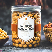 Đậu phộng nước cốt dừa L'angfarm, 250g, hũ, mẫu nắp nhôm
