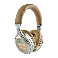 Wireless Headphones BT Connection LED Light Foldable Adjustable Handsfree Headset With MIC Wireless Or Wired USB-C Deep