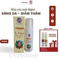 Sữa rửa mặt nghệ Ả Đào Mộc Nhan Natural sáng da, ngừa mụn, mờ thâm (vòi nhấn tạo bọt) 150ml