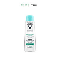 Nước tẩy trang dành cho da hỗn hợp, da dầu VICHY Mineral Micellar Water Oily 200ml