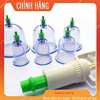 ( Giá rẻ hủy diệt) - Giác Hơi 24 Ống Chân Không Cao Cấp, Máy Giác Hơi Giá Rẻ, Bộ Giác Hơi Không Dùng Lửa(24 Phụ Kiện)