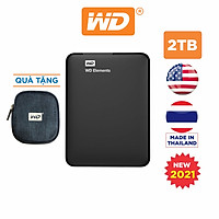 Ổ Cứng Di Động WD Elements Portable 2TB 2.5 USB 3.0 - WDBU6Y0020BBK-WESN - Hàng Chính Hãng