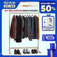 Giá Treo Quần Áo Gỗ BEYOURs - Kệ Gỗ Cây Sào Treo Quần Áo Single Hanger Size L Lắp Ráp Dễ Dàng - Nội Thất Phòng Ngủ - Gỗ Tự Nhiên
