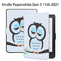 Bao Da Cover Máy Đọc Sách Kindle Paperwhite Gen 5 11th 2021 Họa Tiết Smart Cover
