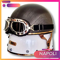 Mũ bảo hiểm phượt nửa đầu Napoli cao cấp nhiều màu dành cho nam nữ