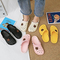 Dép Crocs Cao Su Chống Thấm Nước Thoải Mái Size 36-41