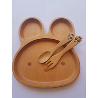 Khay Ăn Cho Bé Hình Con Thỏ Bằng Gỗ Beech - Đồ Gỗ Nhà Bếp Thương Hiệu Trường Sơn