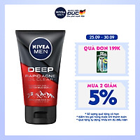 Sữa rửa mặt Ngừa mụn Sạch sâu NIVEA MEN Himalaya Deep Rapid Acne Oil Clear (100g) - 88521