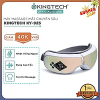 Máy Massage Mắt Cao Cấp KINGTECH KY-925 - Mát xa Áp Suất Túi Khí Kèm Nhiệt - Tích Hợp Nghe Nhạc Bluetooth - Giảm Mỏi, Khô Mắt, Quầng Thâm - Cải Thiện Giấc Ngủ - Hàng Chính Hãng
