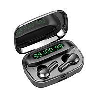 True Wireless BT Earbuds TWS Stereo Headphones with Charging Case LED Screen Mic Touch Control in-Ear Earphones Headset