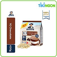 Thức Uống Yến Mạch Quaker 3in1 - Vị Chocolate 420g