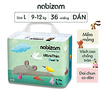 NABIZAM UTRA THIN TÃ DÁN L36 9-12KG