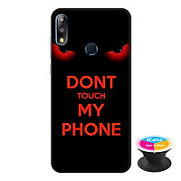 Ốp lưng điện thoại Asus Zenfone Max Pro M2 hình Dont Touch My Phone tặng kèm giá đỡ điện thoại iCase xinh xắn - Hàng chính hãng
