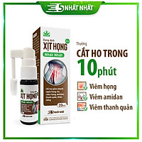 Xịt họng Nhất Nhất Plus - Cắt ho, giảm đau họng, giảm viêm họng, amidan, thanh quản