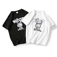 Áo thun tay lỡ Wind phông unisex form rộng Thỏ Tai Dài nam nữ oversize ulzzang