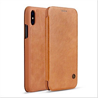 Bao da dành cho iPhone Xs Max hiệu G-Case Business Leather - Hàng nhập khẩu