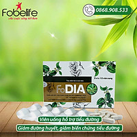 Hỗ trợ giảm & ổn định đường huyết FoDia- Hộp 30 viên.