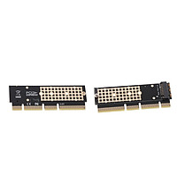 2x M.2 PCIe 3.0 M-Key to X16 Adapter Card Support PCI-e X16 X8 X4