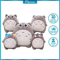 Gấu bông Totoro biểu cảm cao cấp - Hàng chính hãng Memon - Đồ chơi thú nhồi bông Totoro, Kích thước 35cm, Chất liệu Bông PP 3D tinh khiết, đàn hồi đa chiều, sản phẩm chính hãng bền đẹp, an toàn cho người sử dụng
