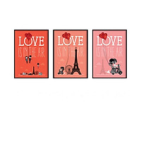 Bộ 3 Tranh Love Is In The Air