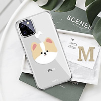 Ốp lưng silicone trong in hình cún dành cho iphone 5 / 6 / 7 / 8 / xr / x / xs / xs max / 11 / 11pro / 11pro max / 12 / 12 mini / 12 pro / 12 pro max - A463
