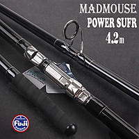 Cần Câu POWER SURF Cần câu đánh lục xa bờ 4,2m khoen pass Fuji 46T high carbon