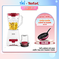 Máy xay sinh tố Tefal Blendforce BL477566 - Dung tích 1.25L 800W - 5 chức năng - Lưỡi dao 6 cánh sắc bén- Hàng Chính Hãng