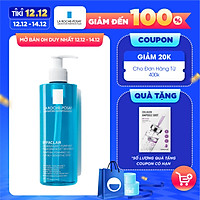 Gel rửa mặt tạo bọt làm sạch & giảm nhờn cho da dầu nhạy cảm La Roche-Posay Effaclar Purifying Foaming Gel (400ml)