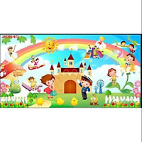 Tranh 3D dán phòng trẻ em, phòng ngủ em bé trang trí