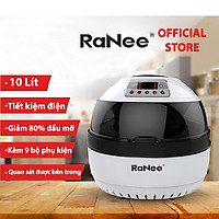 Nồi Chiên Chân Không Điện Tử Ranee RN-AF10LH (10L) kèm bộ phụ kiện 9 món - Hàng chính hãng