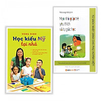 Combo sách hay về giáo dục con : Học kiểu MỸ tại nhà (tái bản 2019)  + Mẹo nhỏ giúp trẻ y