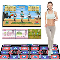 Thảm Tập Yoga Đôi Gấp Gọn - Thảm Nhảy Audition Kèm Điều Khiển Thẻ Nhớ Kết Nối Với Tivi