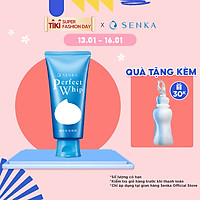 Sữa Rửa Mặt Tạo Bọt Chiết Xuất Tơ Tằm Trắng Senka Perfect Whip 120g - 14839