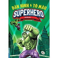 Dán Hình & Tô Màu Superhero Hulk