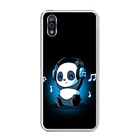 Ốp lưng điện thoại Vsmart Bee 3 - Silicon dẻo - 0334 PANDA05 - Hàng Chính Hãng