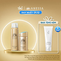 Combo Kem chống nắng dưỡng da dạng sữa Anessa Milk SPF 50+ PA++++ 60ml và Kem chống nắng dưỡng da dạng xịt Anessa Spray 60g