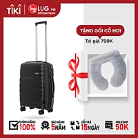 Vali Du Lịch Lusetti LS802: Nhựa PP Chống Bể vỡ, Hạn Chế Trầy Xước