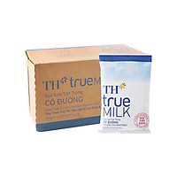 Thùng 48 Bịch Sữa Tươi Tiệt Trùng Có Đường TH True Milk 220ML