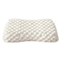 Gối cao su thiên nhiên nhập khẩu + tặng áo gối hạt hồng ngoại Qsupport Q0080G0 hình hạt đậu 58 x 38 x 10/12 cm