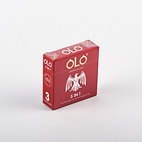 Bao cao su OLO 5 in 1 gân gai chống xuất tinh sớm tốt nhất hộp 3 chiếc